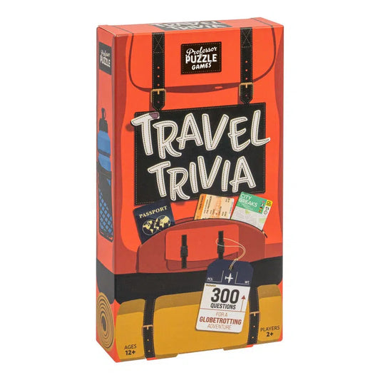 Travel Trivia Card Game Professor Puzzle