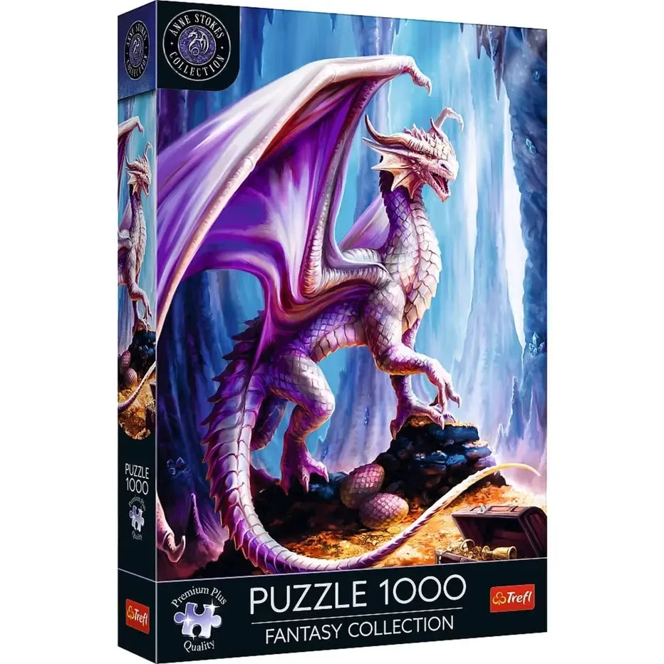 Treasure Trove Dragon by Anne Stokes 1000 Piece Jigsaw Puzzle Trefl