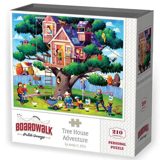 Tree House Adventure 210 Piece Jigsaw Puzzle Boardwalk