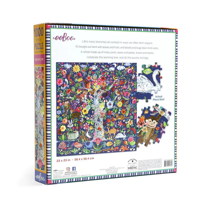 Tree of Life 1000 Piece Jigsaw Puzzle eeBoo