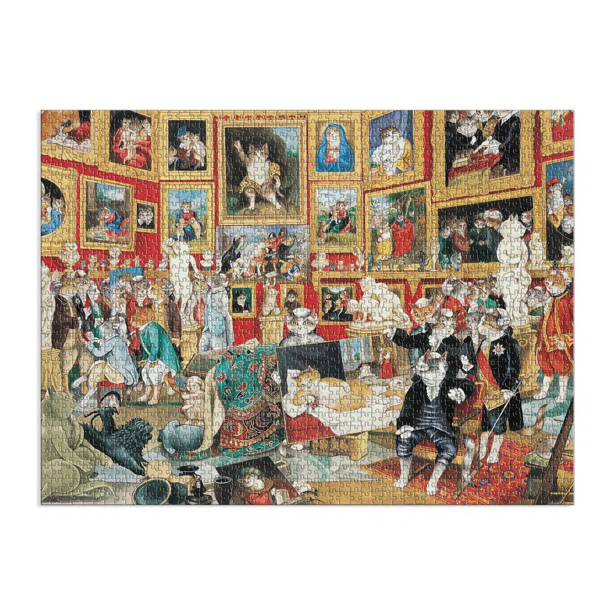 Tribuna of the Uffizi Meowsterpiece of Western Art 1500 Piece Jigsaw Puzzle Galison