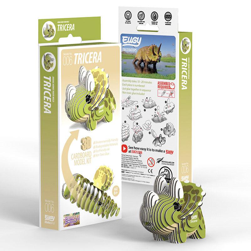 Tricera 3D Cardboard Model Kit Eugy