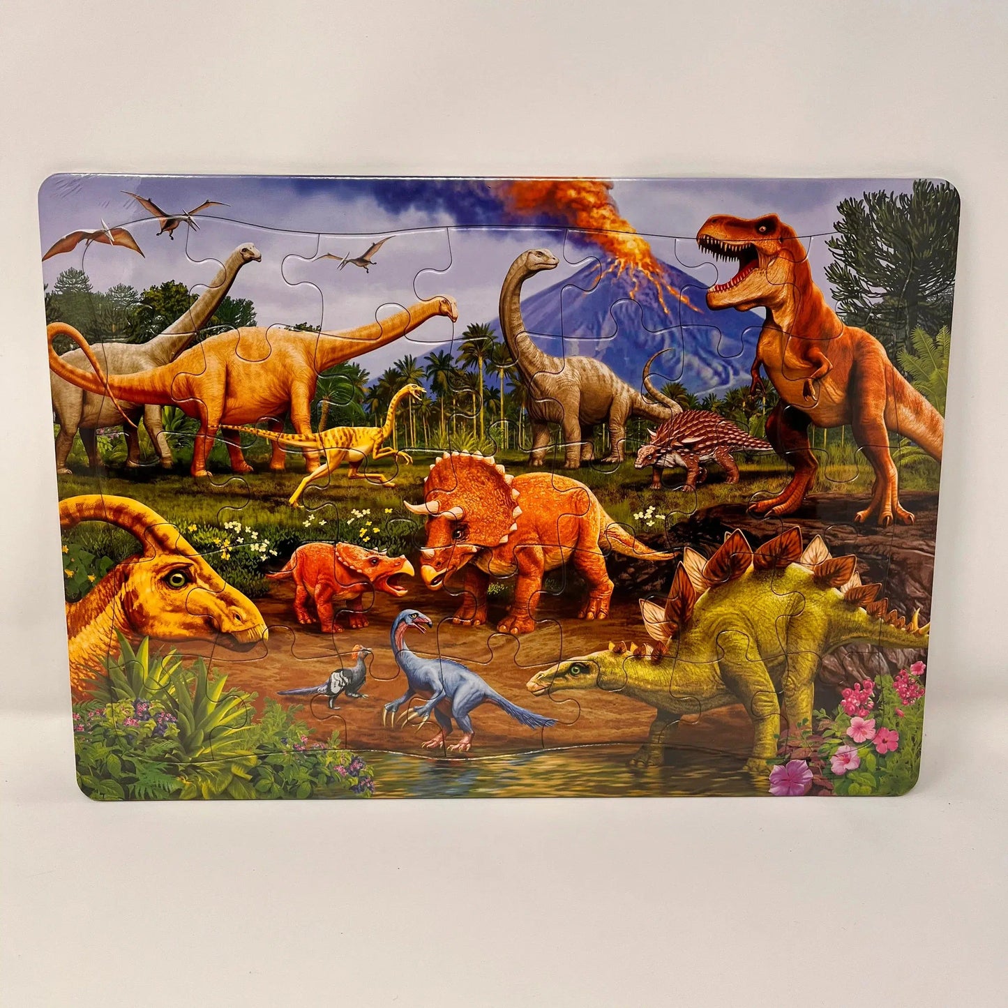 Triceratops & Friends 35 Piece Tray Jigsaw Puzzle Cobble Hill