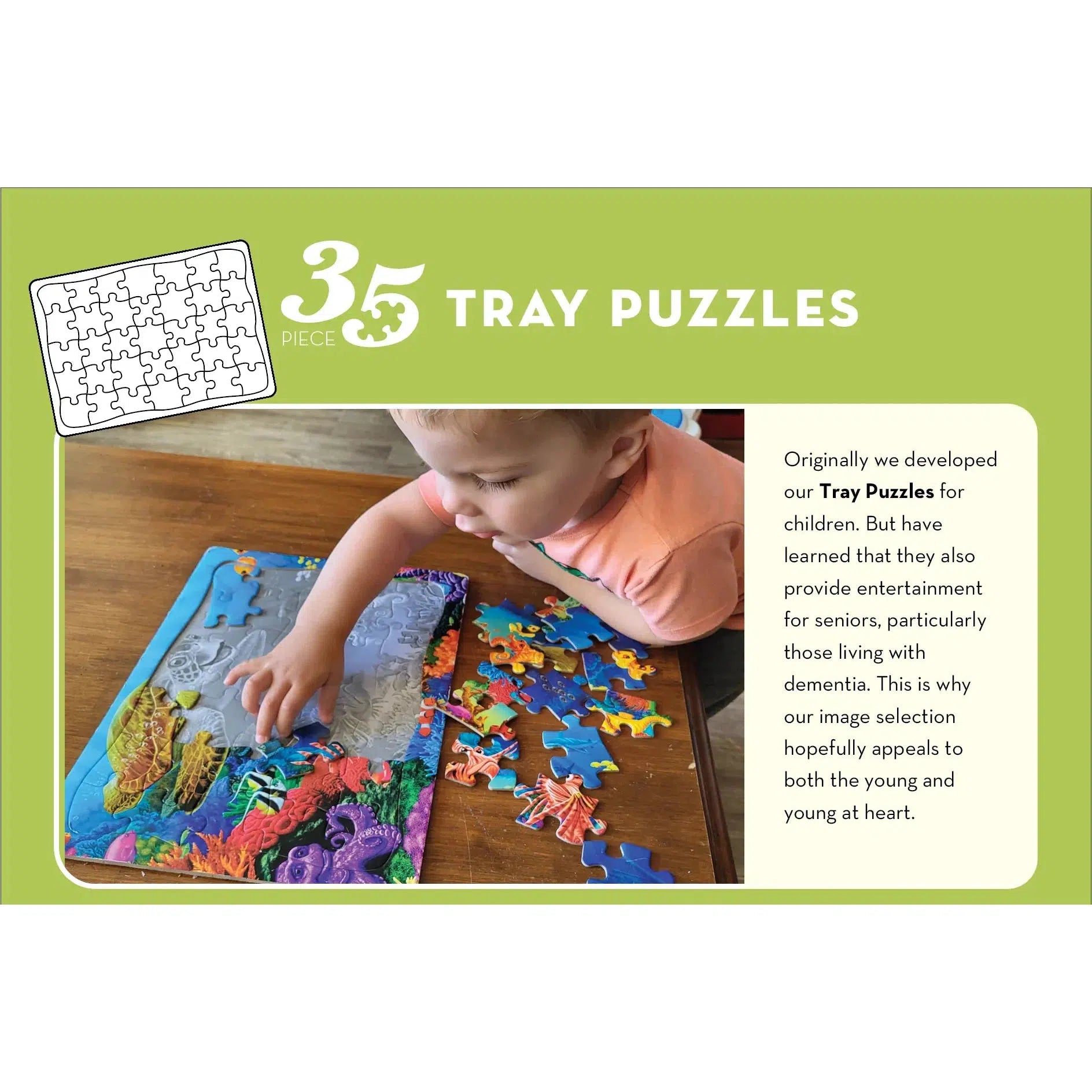 Triceratops & Friends 35 Piece Tray Jigsaw Puzzle Cobble Hill