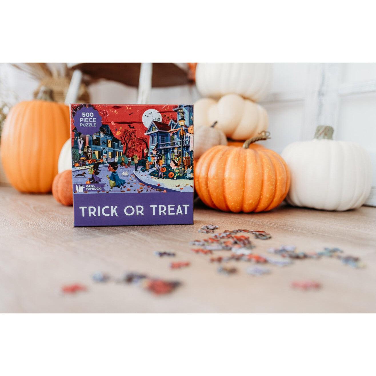 Trick or Treat 500 Piece Jigsaw Puzzle Gibbs Smith