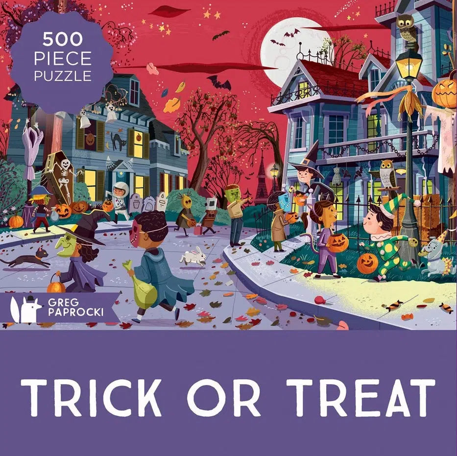 Trick or Treat 500 Piece Jigsaw Puzzle Gibbs Smith