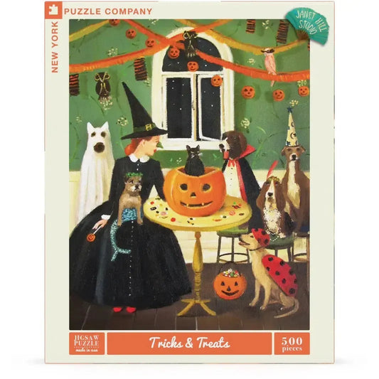Tricks & Treats by Janet Hill 500 Piece Jigsaw Puzzle NYPC
