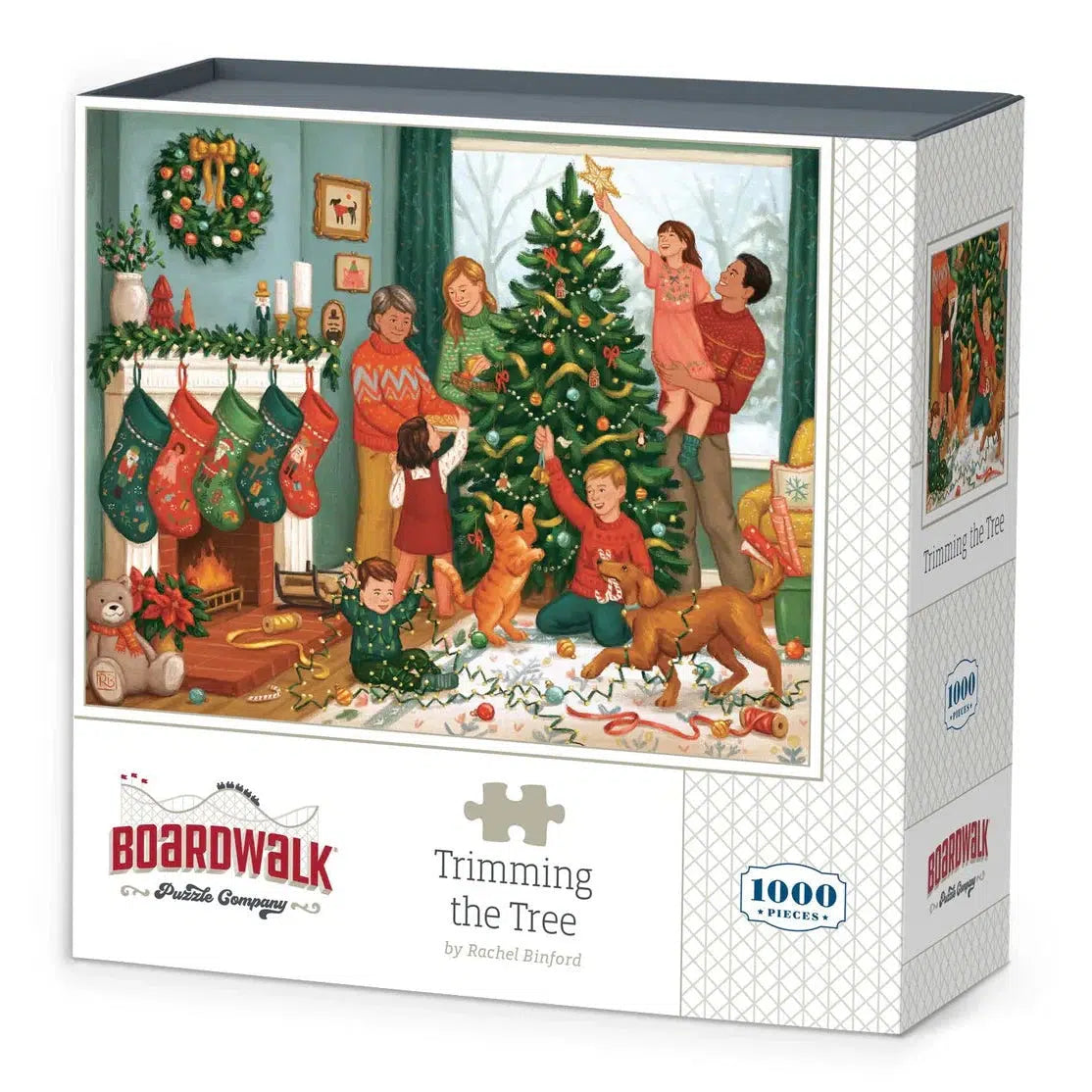 Trimming the Tree 1000 Piece Jigsaw Puzzle Boardwalk