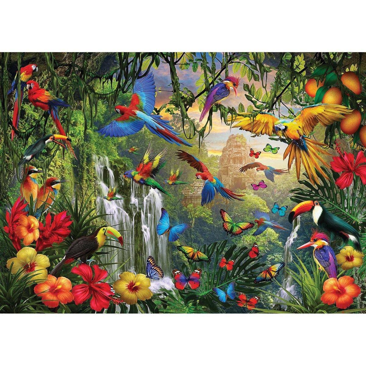 Tropical Bird Paradise 500 Piece Jigsaw Puzzle Eurographics