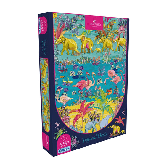 Tropical Oasis 1000 Piece Jigsaw Puzzle Gibsons