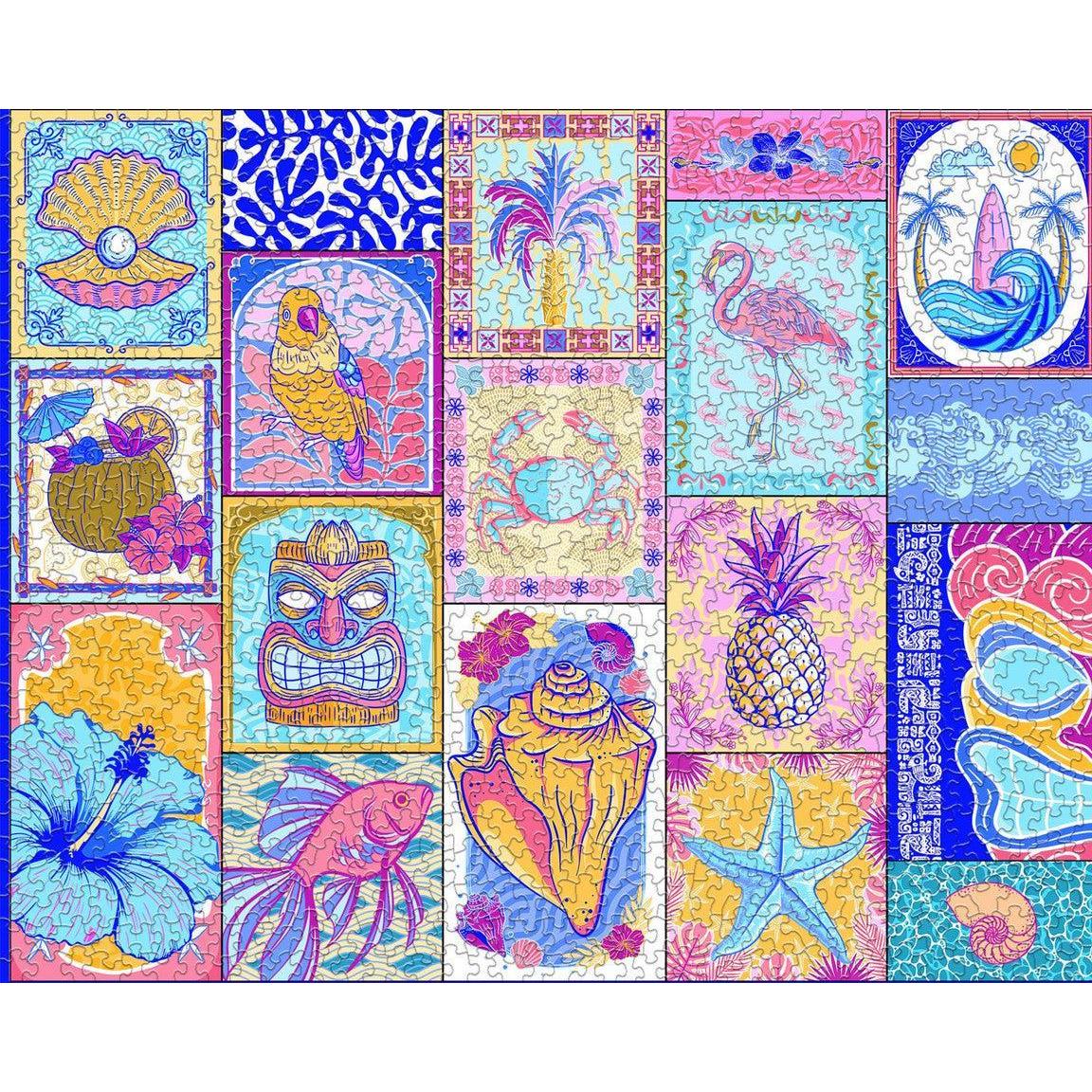 Tropical Vibes 1000 Piece Jigsaw Puzzle Springbok