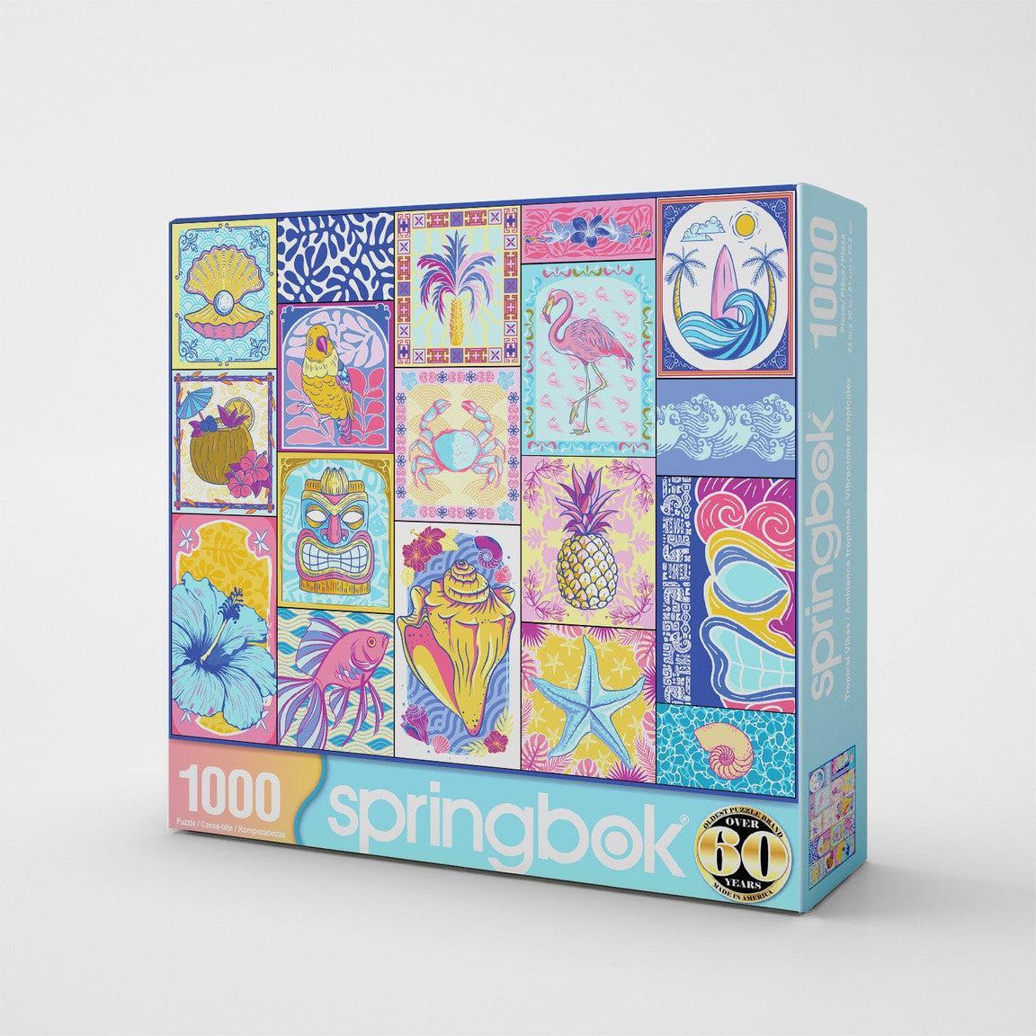 Tropical Vibes 1000 Piece Jigsaw Puzzle Springbok