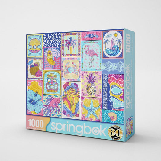 Tropical Vibes 1000 Piece Jigsaw Puzzle Springbok