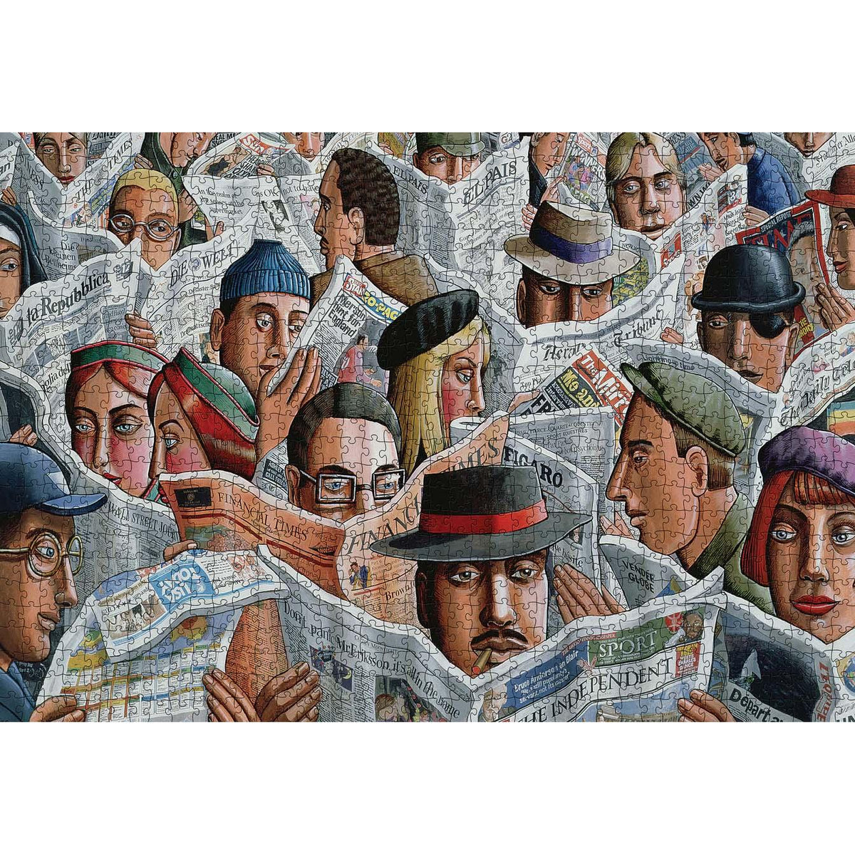 Tuesday by PJ Crook 1000 Piece Jigsaw Puzzle Pomegranate