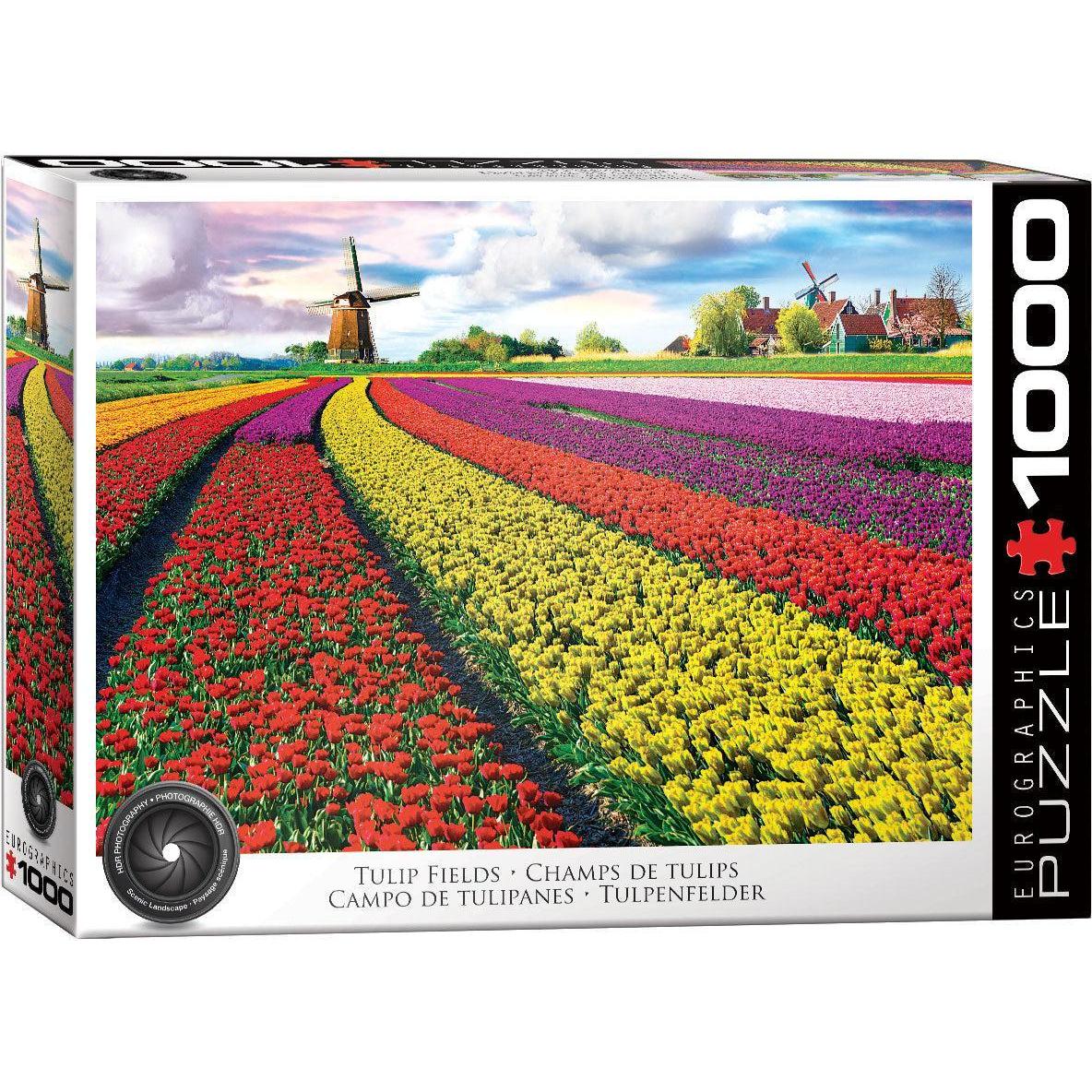 Tulip Fields 1000 Piece Jigsaw Puzzle Eurographics