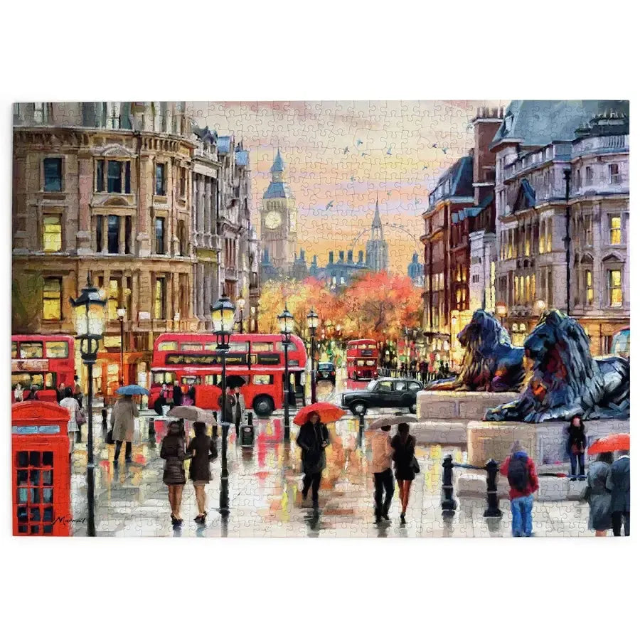 Twilight in Trafalgar Square 1000 Piece Jigsaw Puzzle HOP