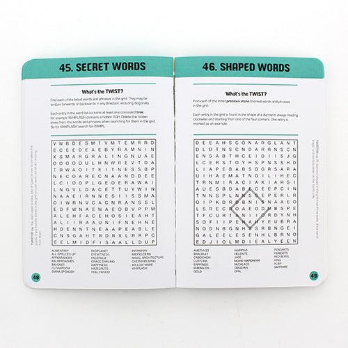 Twisted Word Search Puzzle Book Ginger Fox