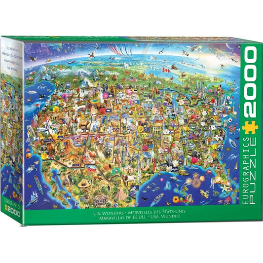 USA Wonders 2000 Piece Jigsaw Puzzle Eurographics