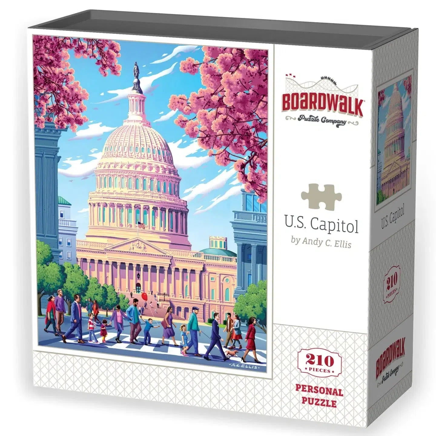 U.S. Capitol 210 Piece Jigsaw Puzzle Boardwalk