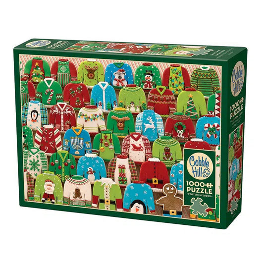 Ugly Xmas Sweaters 1000 Piece Jigsaw Puzzle Cobble Hill