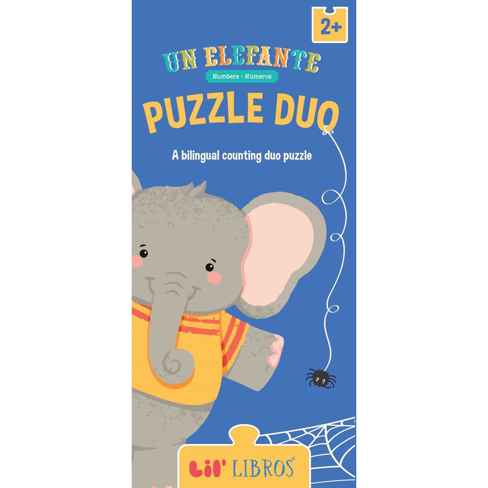 Un Elefante Numbers Puzzle Duo 20 Piece Jigsaw Puzzle Gibbs Smith