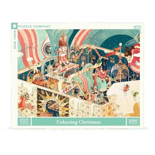 Unboxing Christmas 1000 Piece Jigsaw Puzzle NYPC