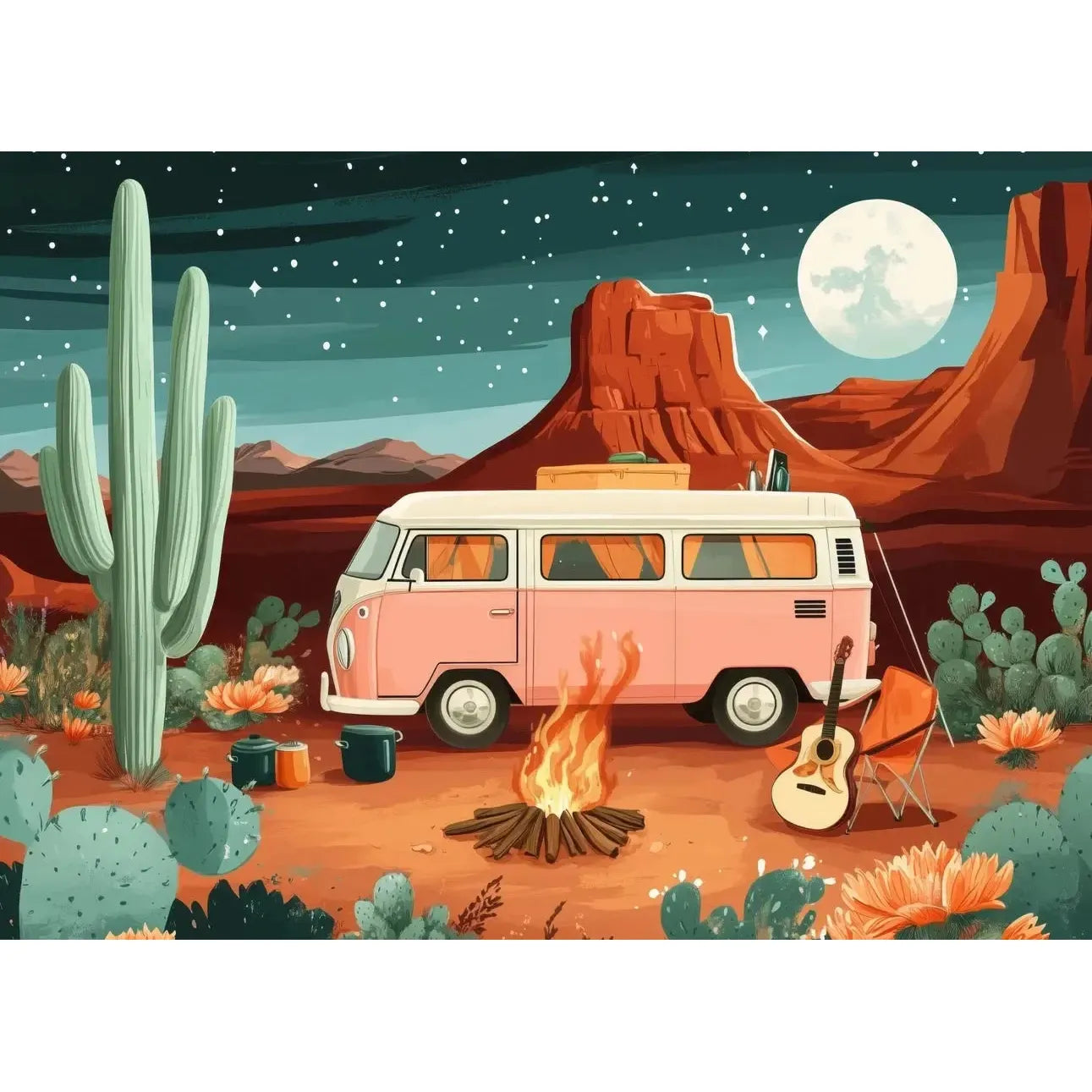 Under Desert Skies 1000 Piece Jigsaw Puzzle Snappy