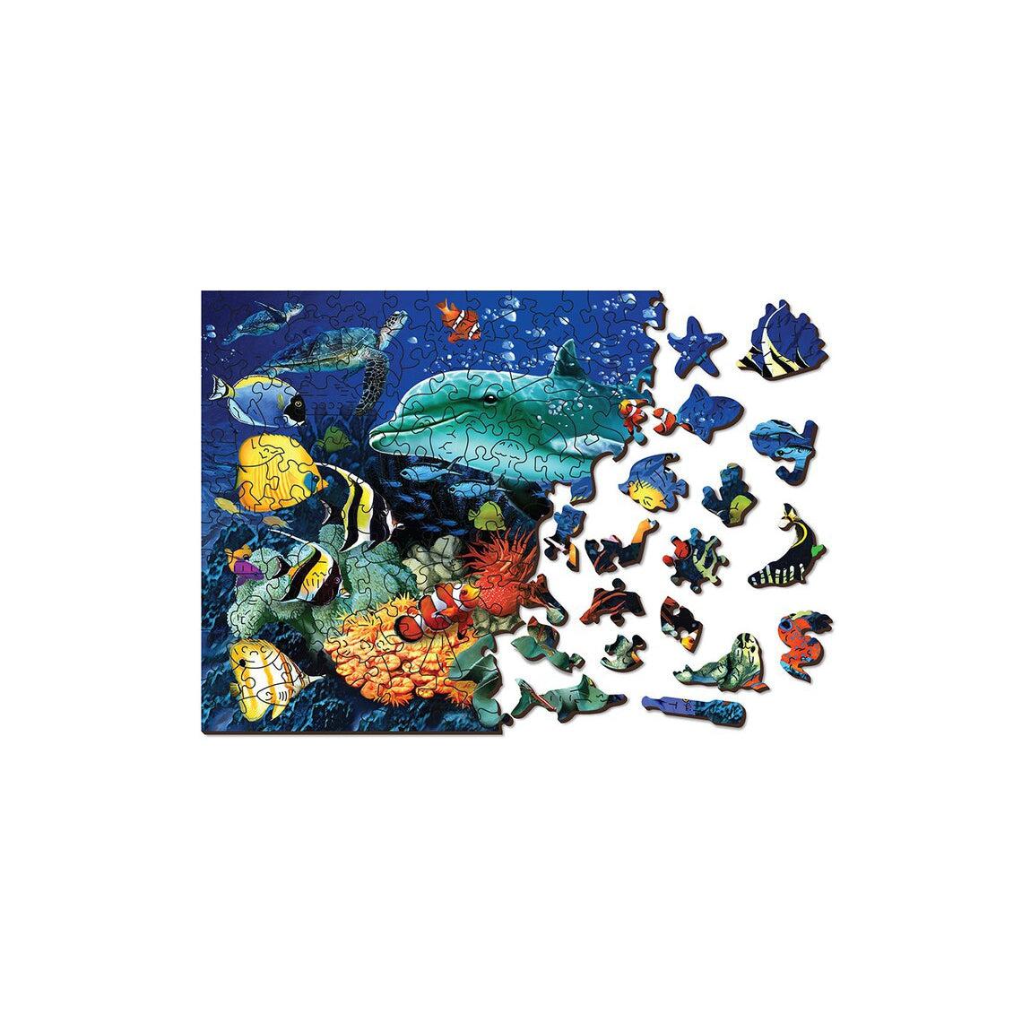 Underwater Adventures 400 Piece Wood Jigsaw Puzzle Wooden City