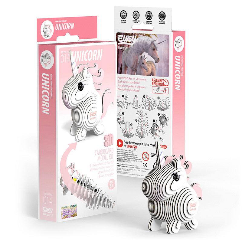 Unicorn 3D Cardboard Model Kit Eugy