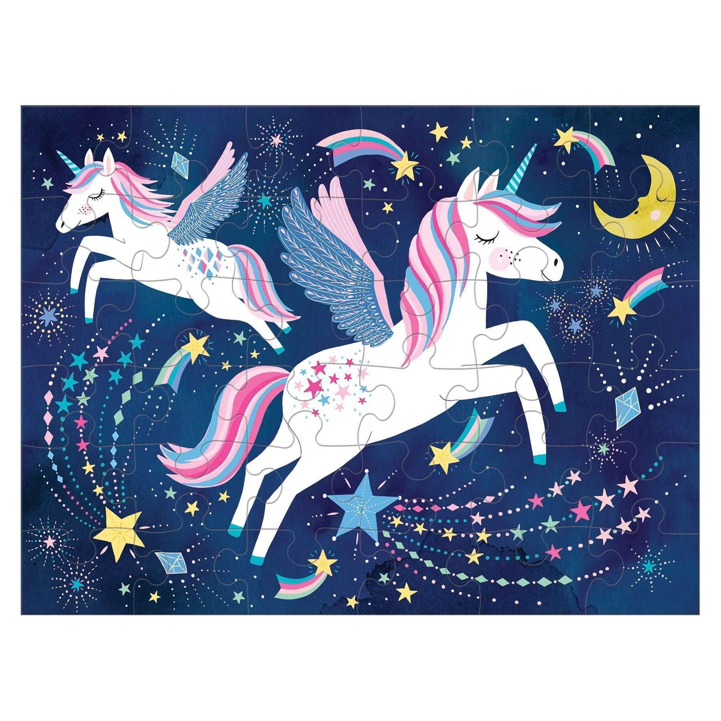 Unicorn Magic 36 Piece Mini Jigsaw Puzzle Mudpuppy