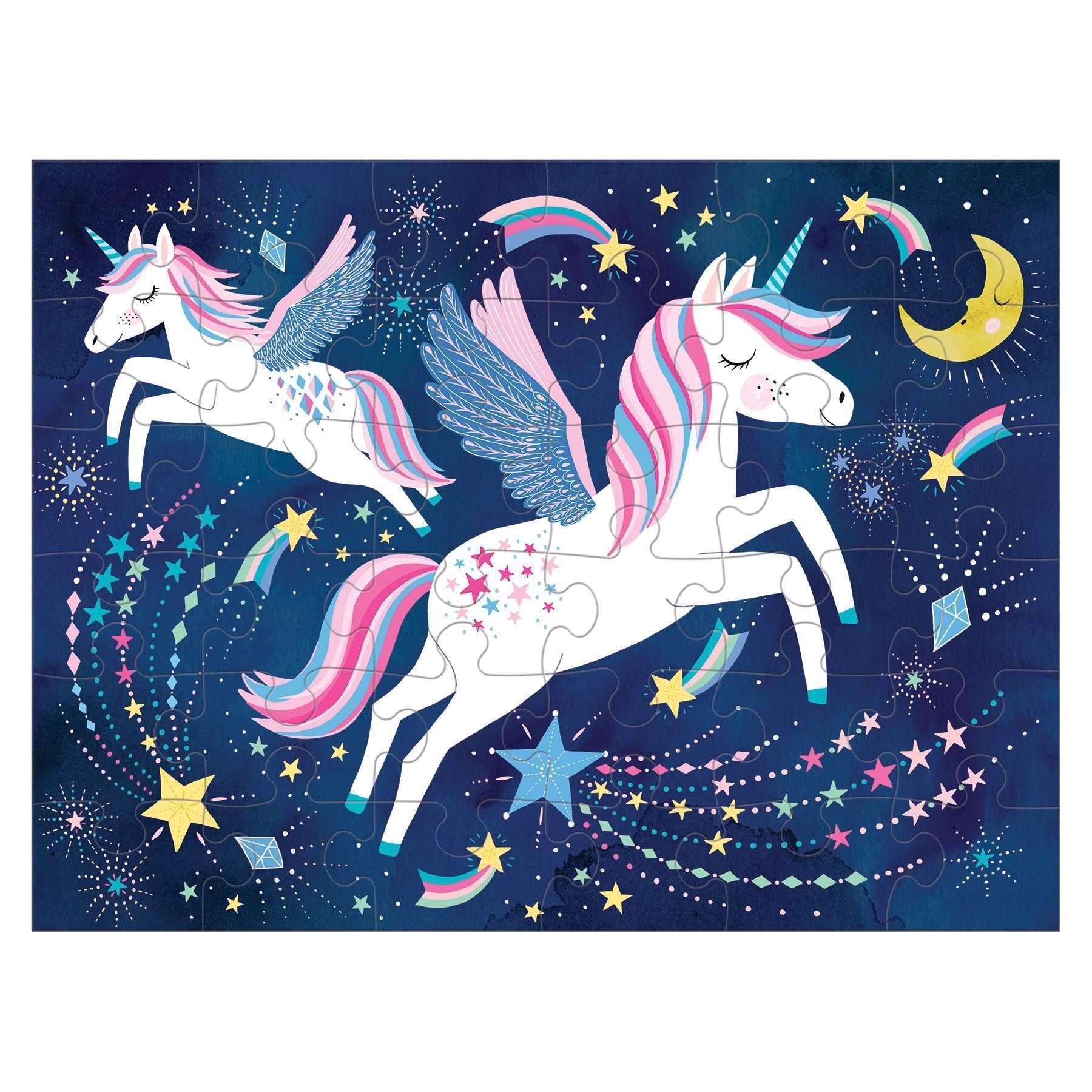 Unicorn Magic 36 Piece Mini Jigsaw Puzzle Mudpuppy
