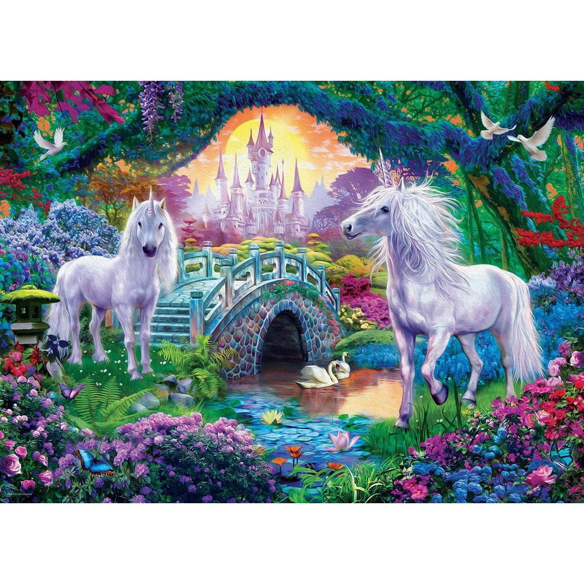 Unicorns in Fairyland 500 Piece Jigsaw Puzzle Eurographics