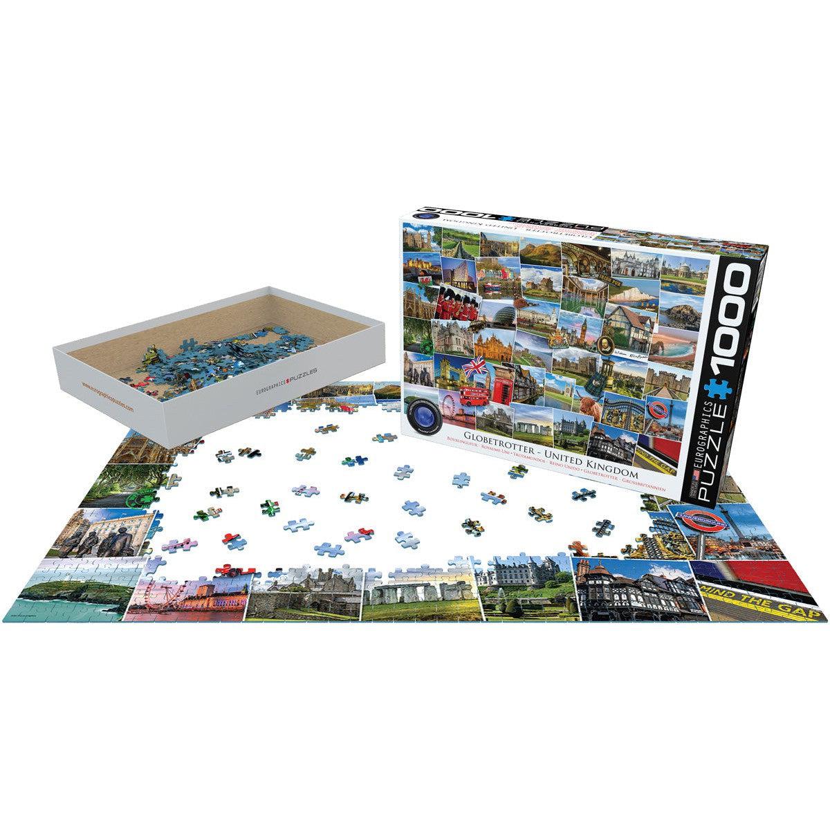 United Kingdom Globetrotter 1000 Piece Jigsaw Puzzle Eurographics