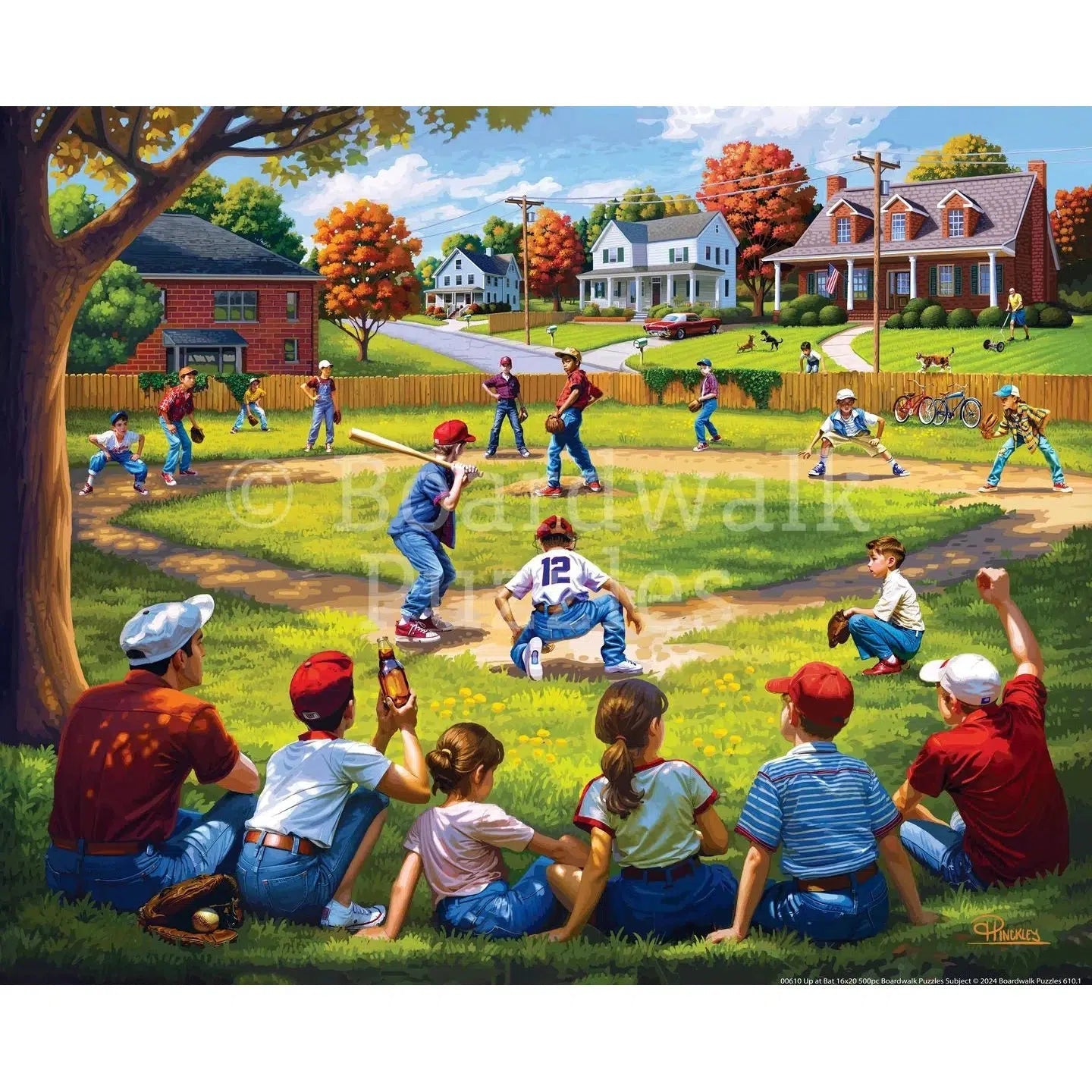 Up at Bat 210 Piece Jigsaw Puzzle Boardwalk