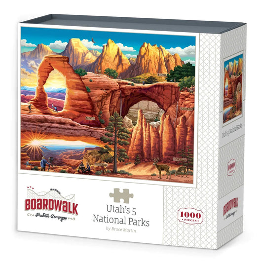 Utah's 5 National Parks 1000 Piece Jigsaw Puzzle Boardwalk