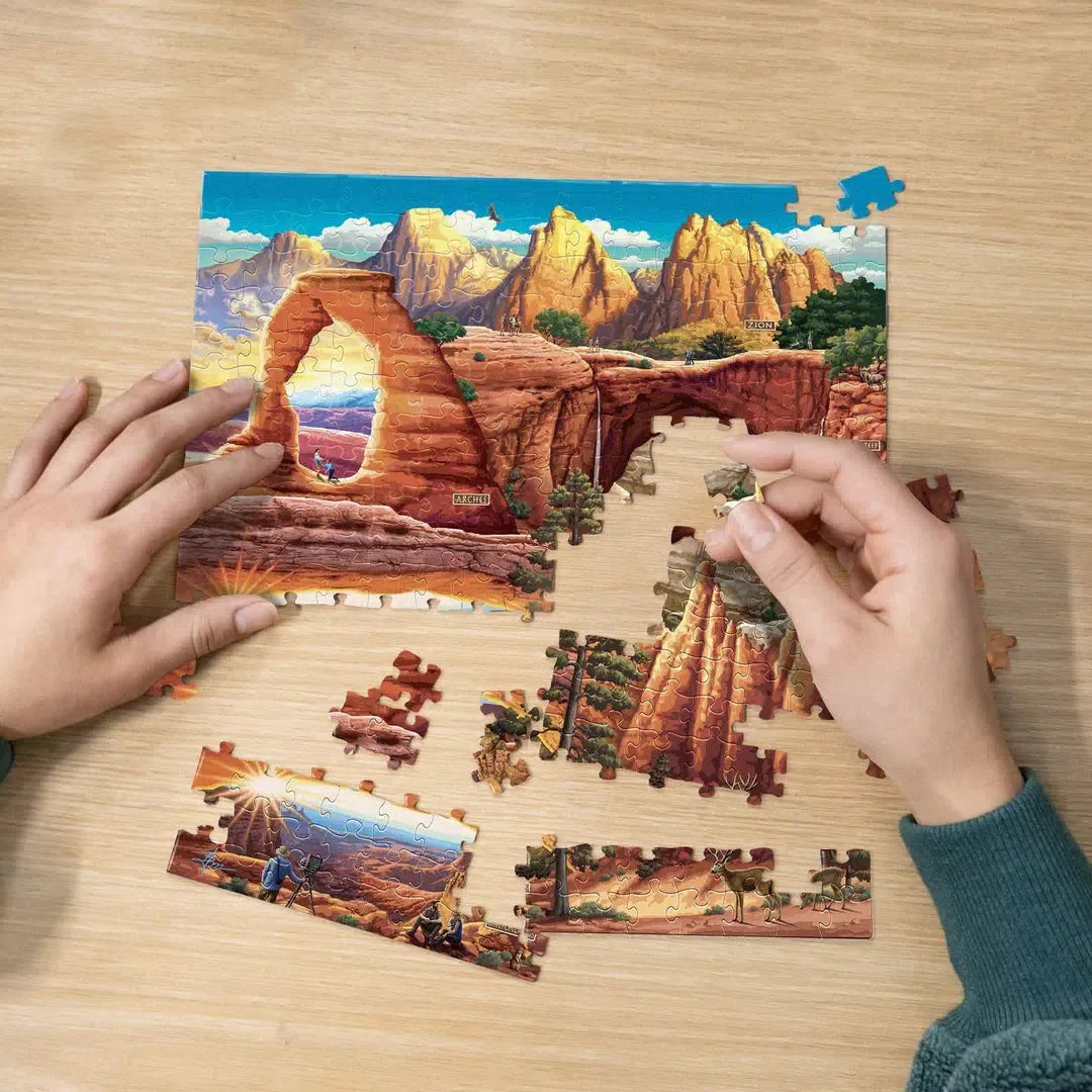 Utah's 5 National Parks 210 Piece Jigsaw Puzzle Boardwalk