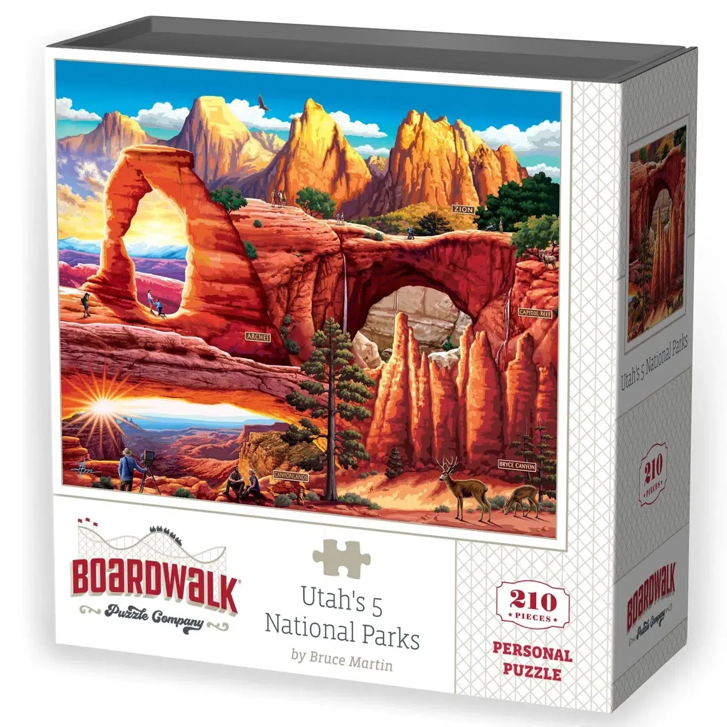 Utah's 5 National Parks 210 Piece Jigsaw Puzzle Boardwalk