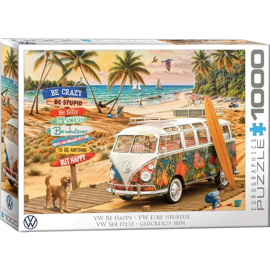 VW Be Happy 1000 Piece Jigsaw Puzzle Eurographics