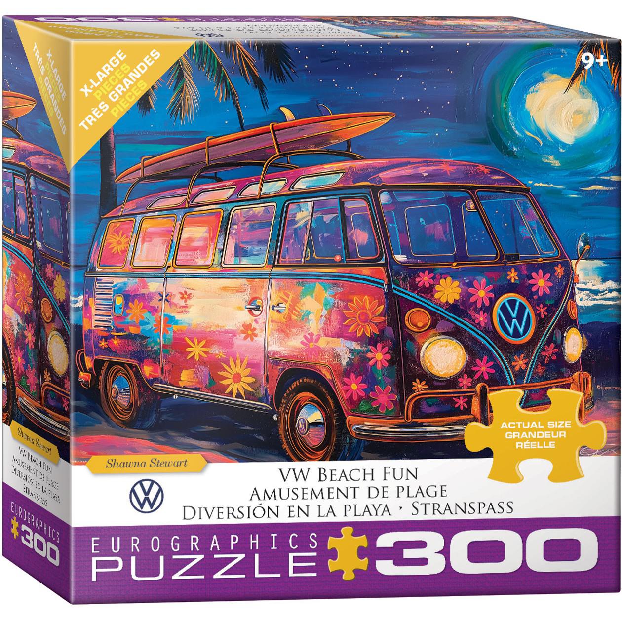 VW Beach Fun 300 Piece Jigsaw Puzzle Eurographics