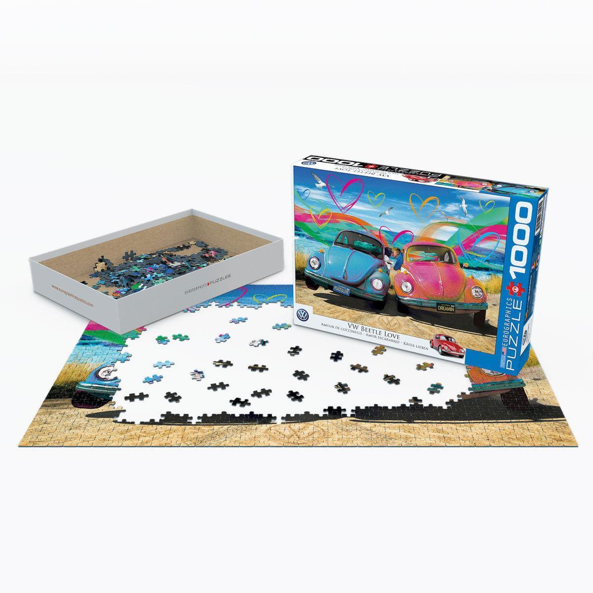 VW Beetle Love 1000 Piece Jigsaw Puzzle Eurographics