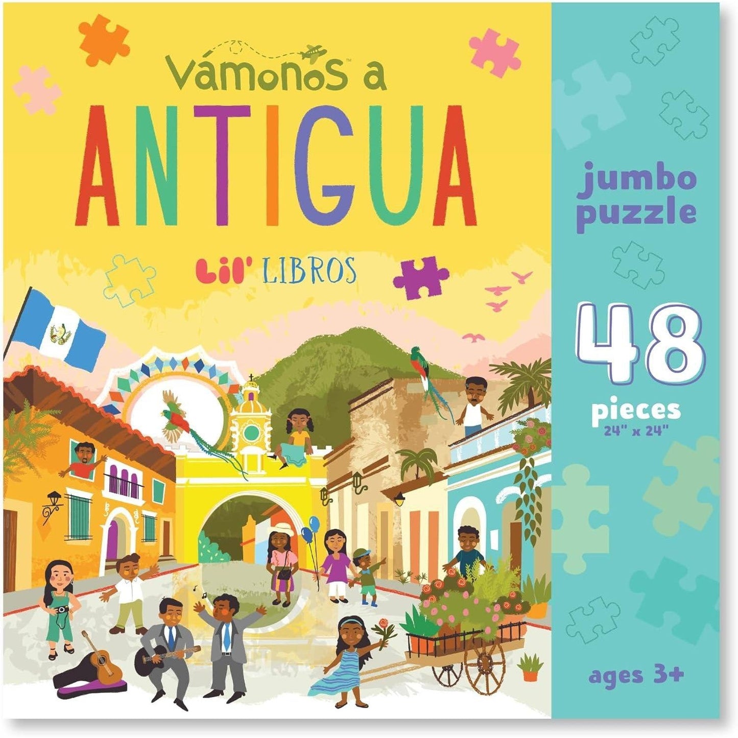 Vámonos: Antigua Lil’ Jumbo 48 Piece Jigsaw Puzzle Gibbs Smith