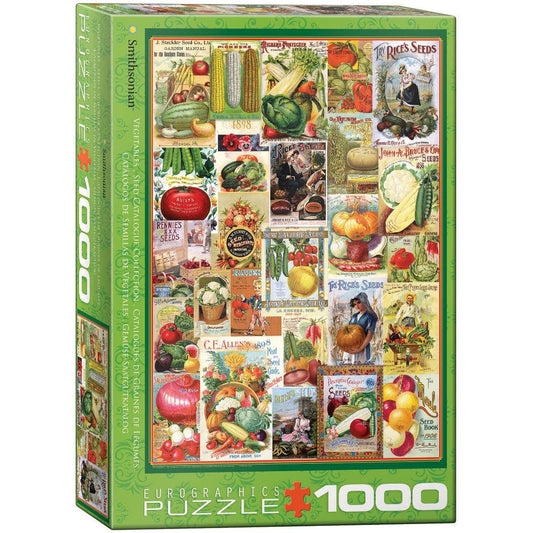 Vegetables Seed Catalogue 1000 Piece Jigsaw Puzzle Eurographics