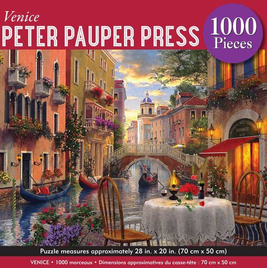 Venice 1000 Piece Jigsaw Puzzle Peter Pauper