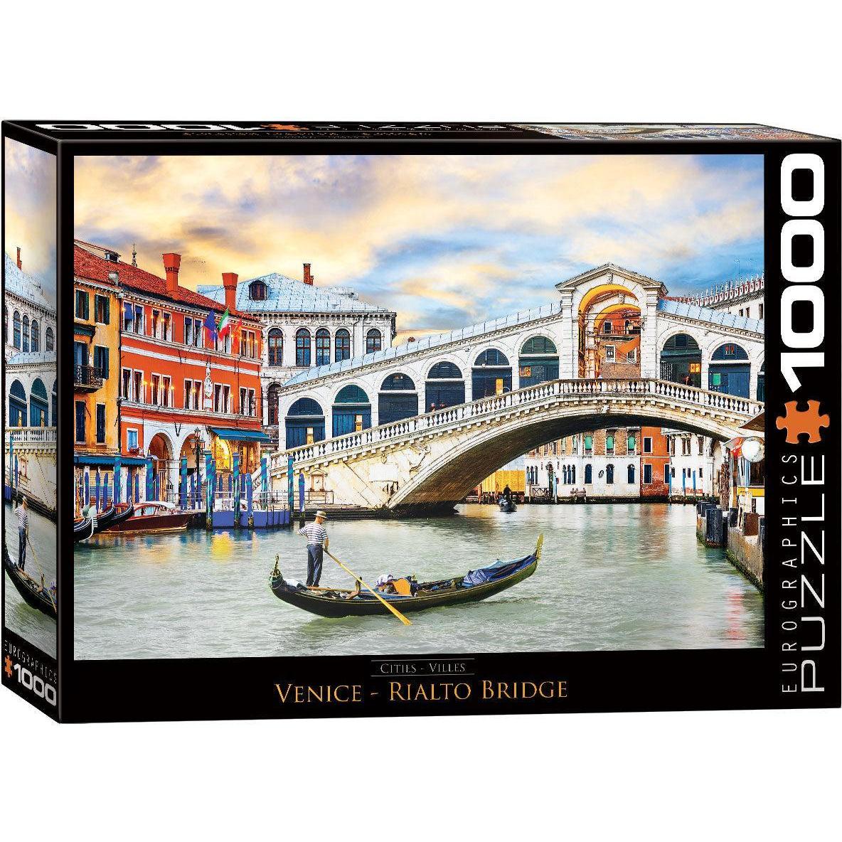 Venice Rialto Bridge 1000 Piece Jigsaw Puzzle Eurographics