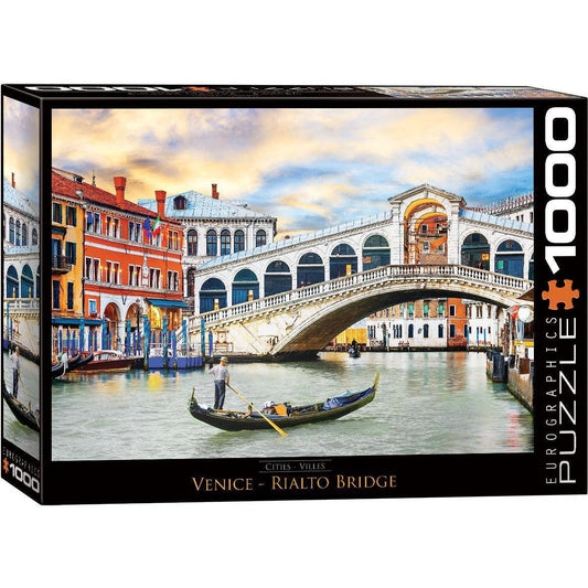 Venice Rialto Bridge 1000 Piece Jigsaw Puzzle Eurographics