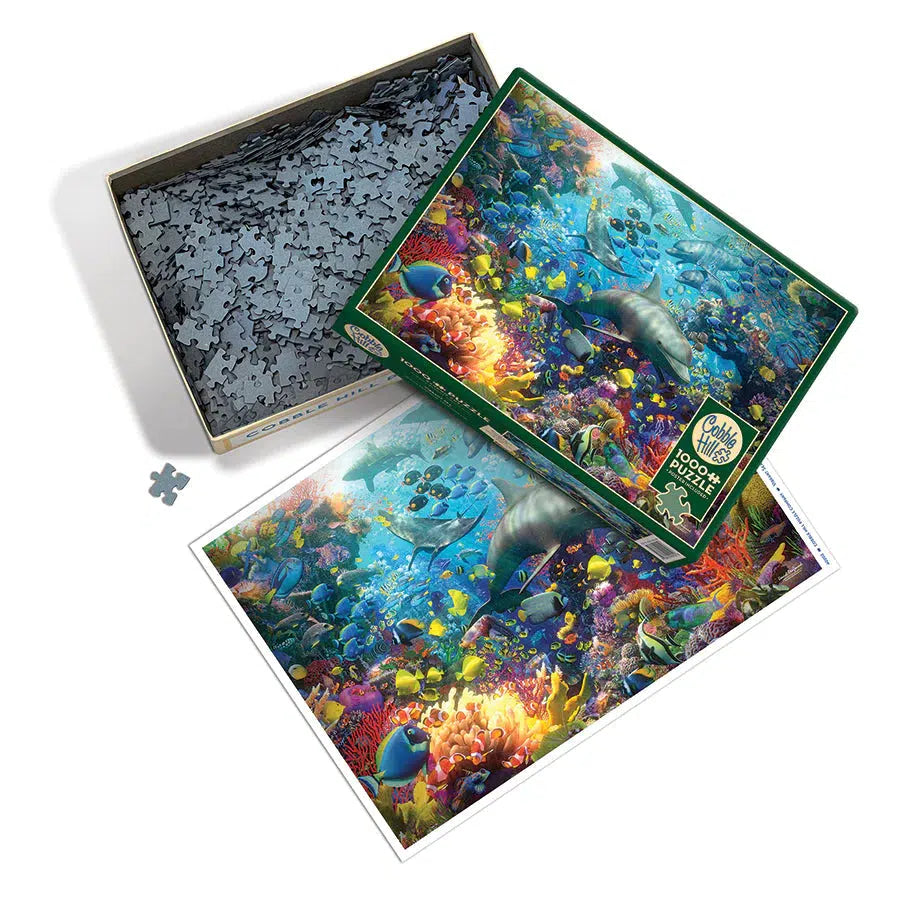 Vibrant Sea 1000 Piece Jigsaw Puzzle Cobble Hill