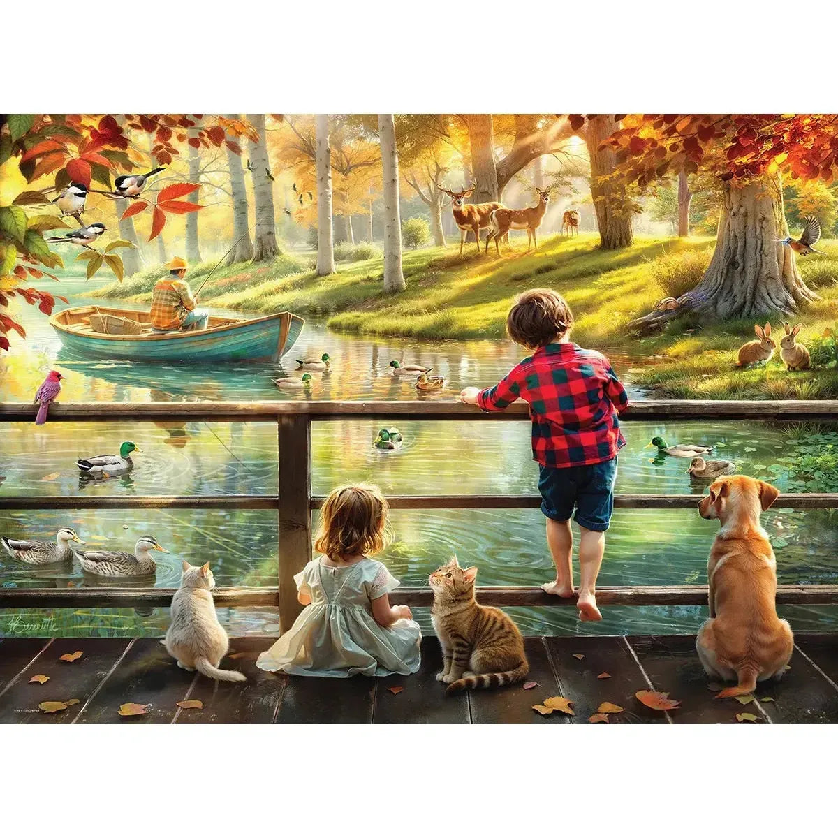 View from the Bridge 300 Piece Jigsaw Puzzle Eurographics