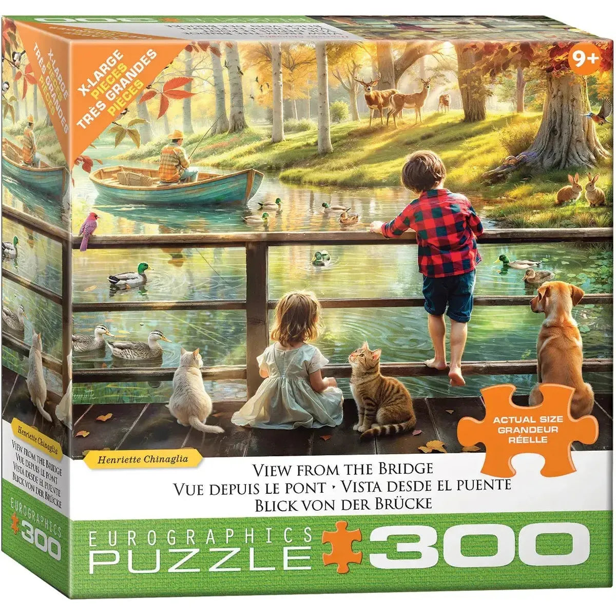 View from the Bridge 300 Piece Jigsaw Puzzle Eurographics