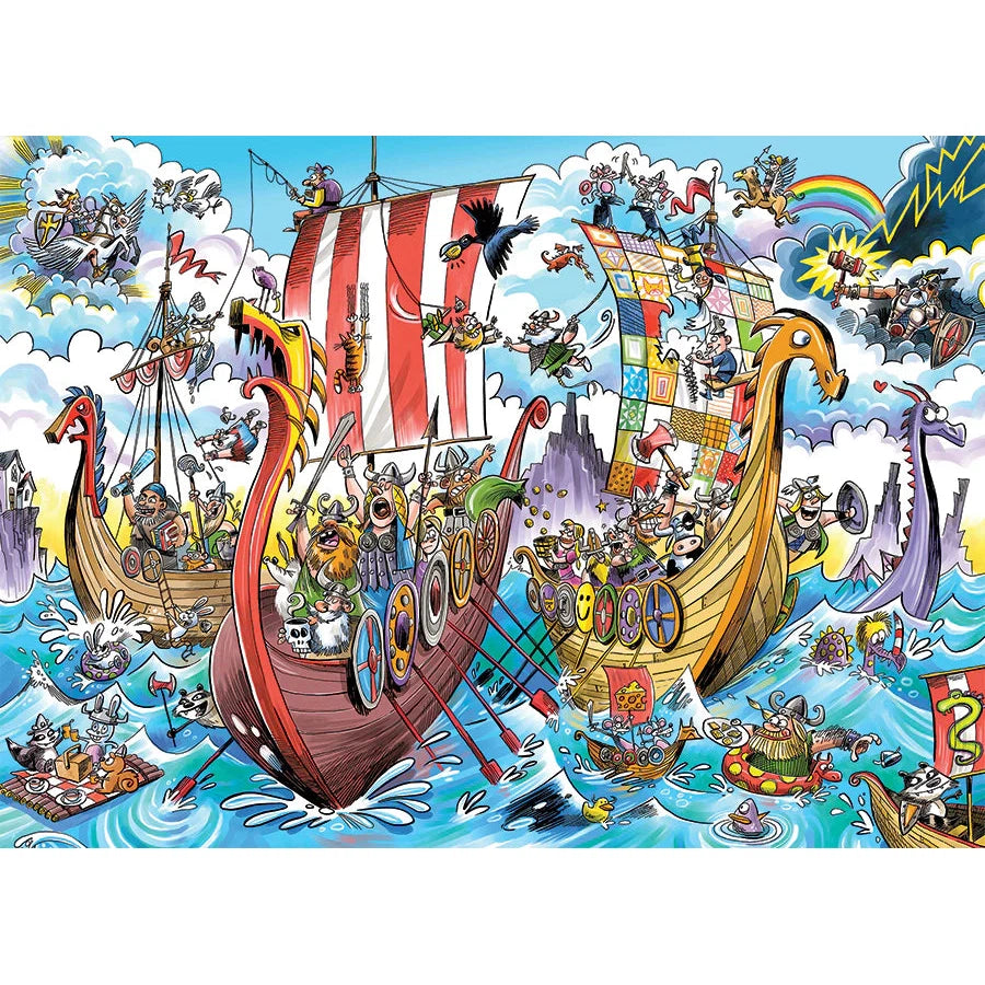 Viking Voyage 350 Piece Family Jigsaw Puzzle Cobble Hill