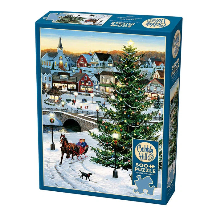 Village Tree 500 Piece Jigsaw Puzzle Cobble Hill